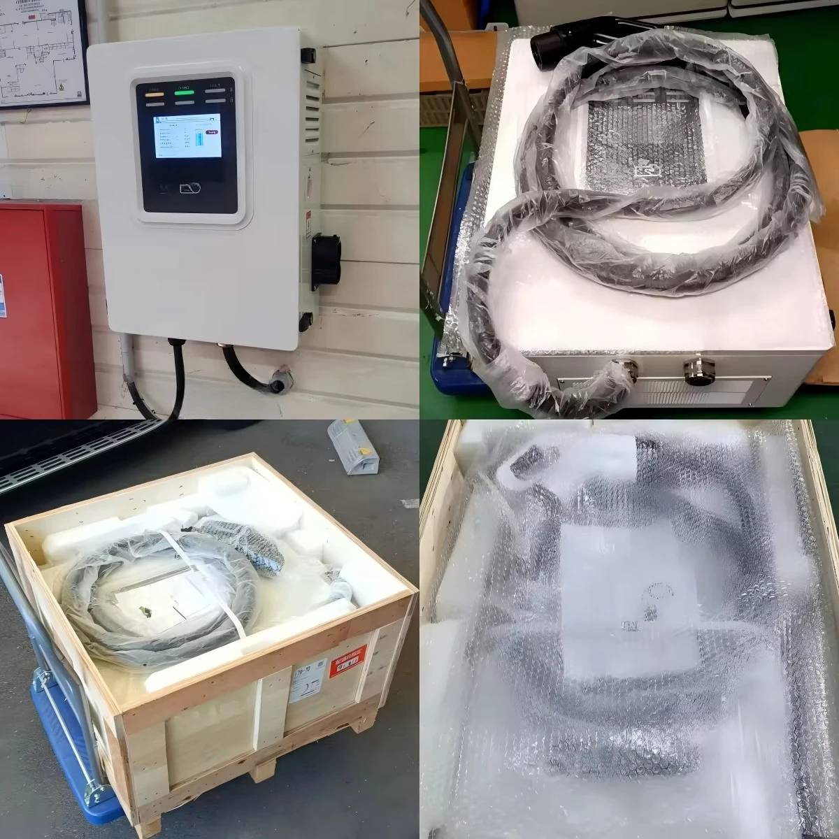 محطة شحن سيارات كهربائية تجاري - مراجعة Dc Fast Charger 30Kw Wallbox Commercial وسعره