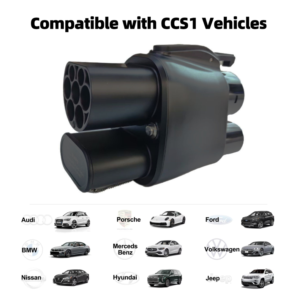 شاحن سيارات بيريه CCS2 إلى CCS - مراجعة Ccs2 To Ccs1 Fast Charge Adapter 250Kw وسعره
